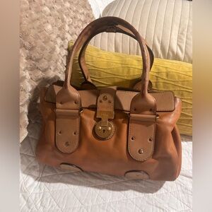 Chloe Tan Leather Handbag